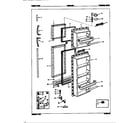 Maytag NNS248G/5N70A freezer door diagram