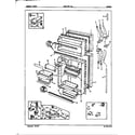 Magic Chef RB21FA-3A/7C30A doors diagram