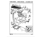 Magic Chef RB15FN-0AAL/7C11B unit compartment & system diagram
