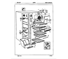 Maytag NNS208GA/7L40A freezer compartment diagram
