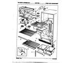 Maytag NENT176H/7D53A fresh food compartment diagram