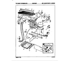 Maytag NENT238HH/7A72A unit compartment & system diagram