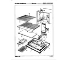 Maytag NENT238H/7A72A freezer compartment diagram