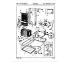 Magic Chef RC20FA-3AW/9S10A unit compartment & system diagram