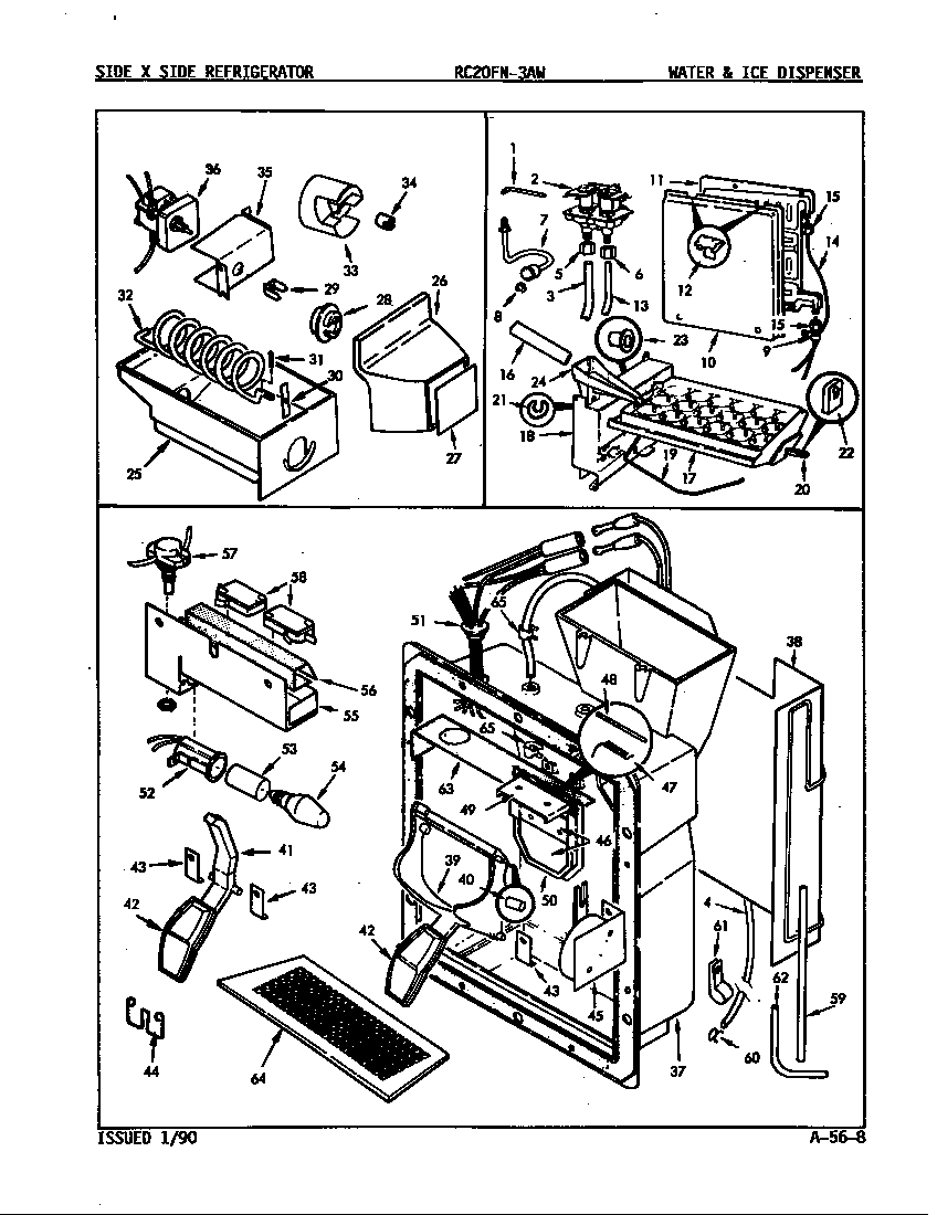 WATER & ICE DISPENSER