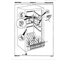 Maytag UCP210ACLWH freezer compartment diagram
