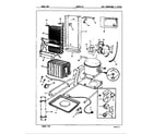 Magic Chef RD22FA-3A/5N60A unit compartment & system diagram