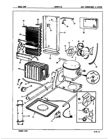 Unit compartment & system