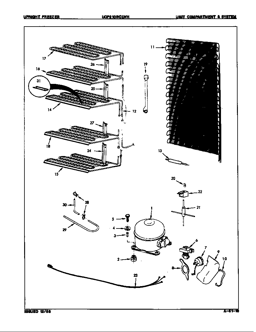 Unit compartment & system