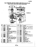 Motor, heater & spray arm (md258) (ud258)