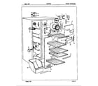 Maytag NDNS229GZH/7L35A freezer compartment diagram