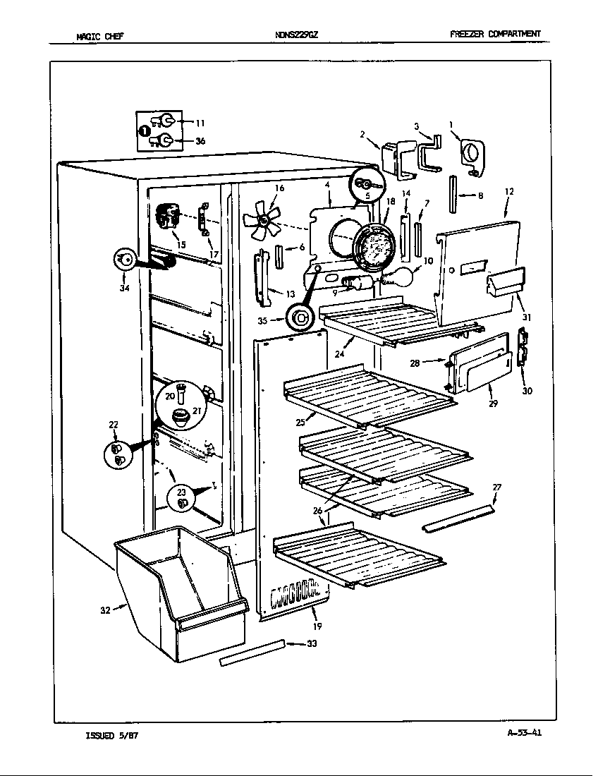 Freezer compartment