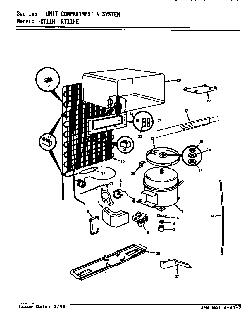 Unit compartment & system