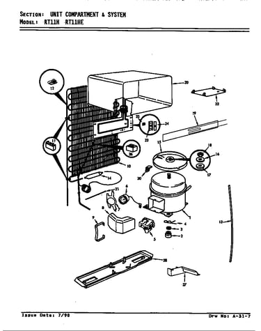 Unit compartment & system