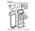 Magic Chef RT11HE/E9T00 doors diagram