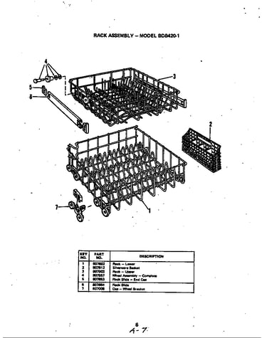 Rack assembly (bdb420-1) (bdb420-1)