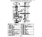 Magic Chef BDB420-1 motor, heater & spray arm (bdc520-1) (bdc520-1) diagram