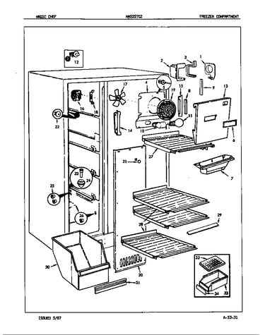 Freezer compartment