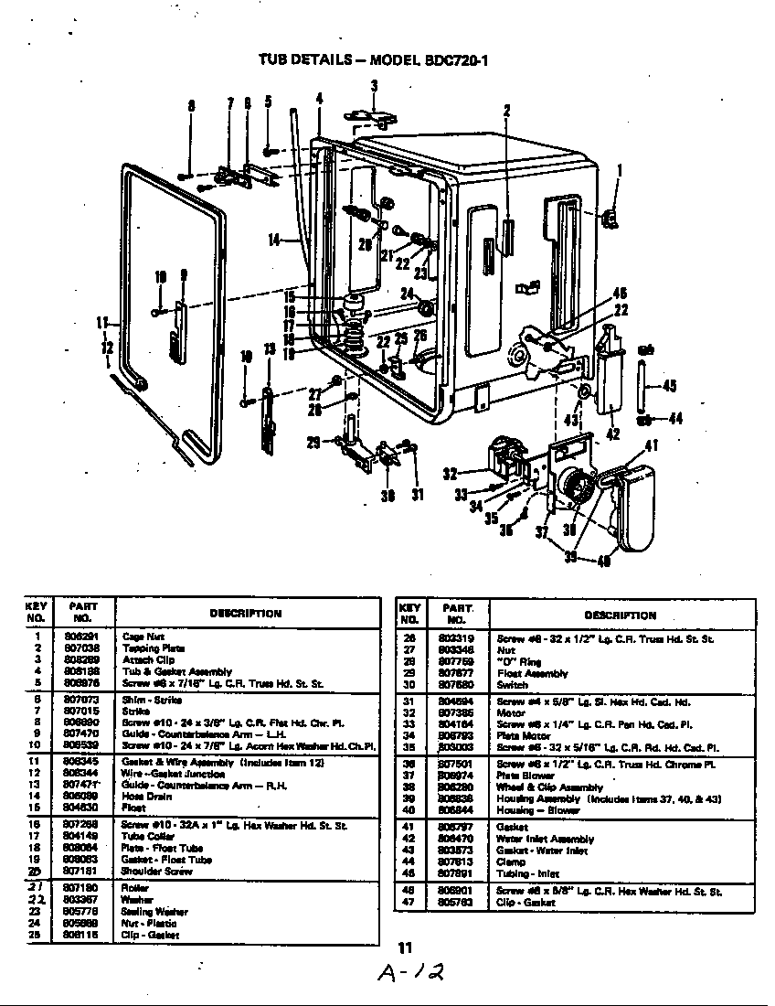 Tub (bdc720-1) (bdc720-1)