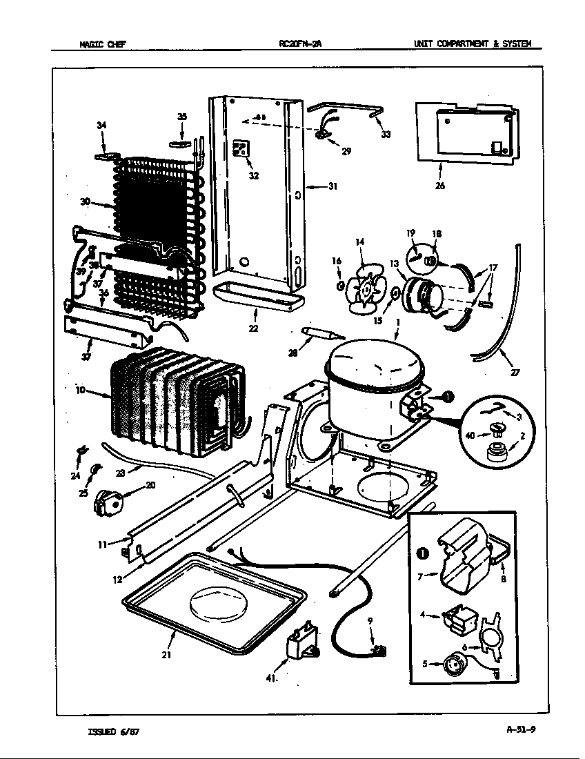 Unit compartment & system