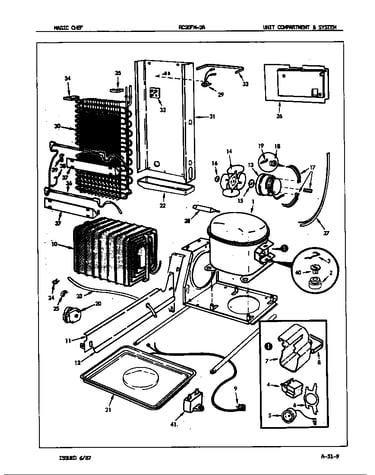 Unit compartment & system