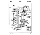 Magic Chef RC20FA-2A/5N56A freezer compartment diagram