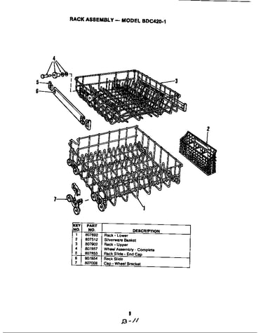 Rack assembly (bdc420-1) (bdc420-1)