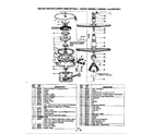 Magic Chef BDD520-1 motor, heater & spray arm (bdd520-1) (bdd520-1) diagram