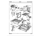 Maytag PNT22H9Y/7B07B freezer compartment diagram