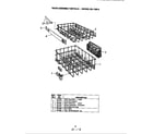 Maytag DU18B5-D rack assembly diagram