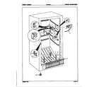 Maytag DF15BPB/8V080 freezer compartment diagram