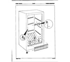 Maytag DF15BE/8V079 freezer compartment diagram
