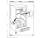 Maytag CMS130BCLWH/8V033 freezer compartment diagram