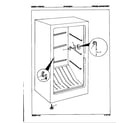 Maytag DF15BTLWHT/8V005 freezer compartment diagram