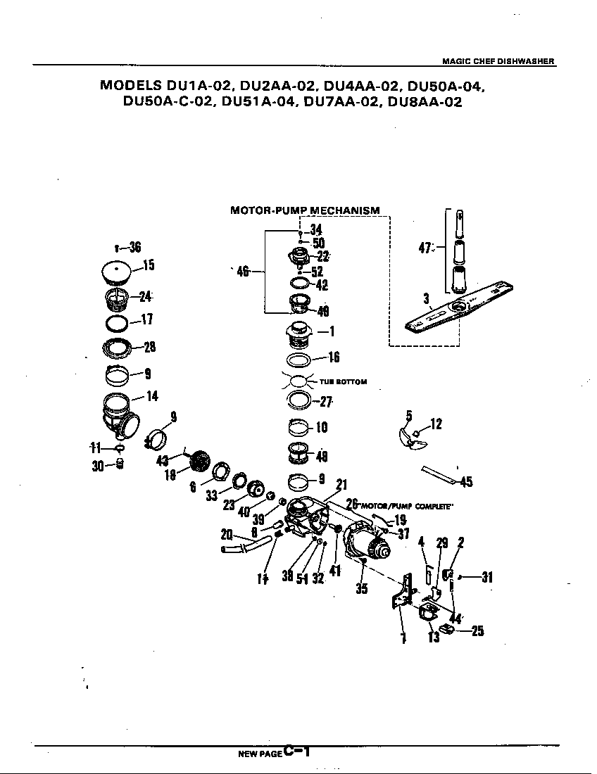 Motor & pump