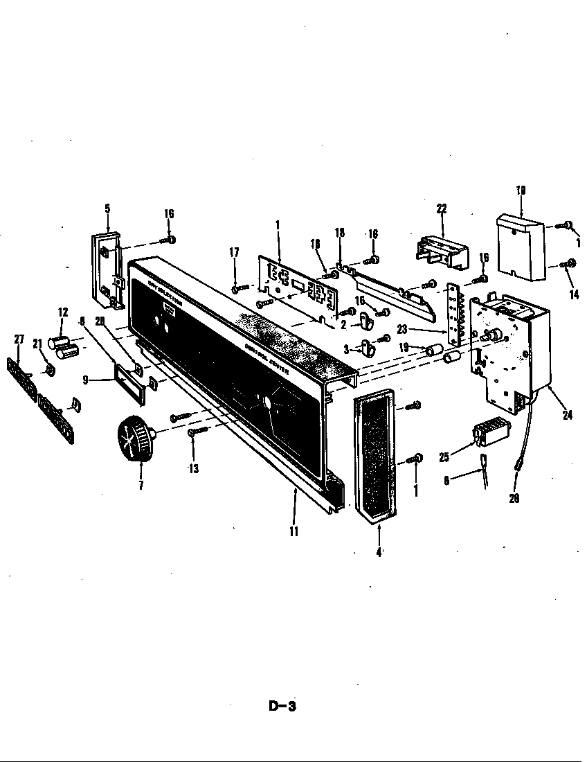 CONTROL PANEL (DU24D2A) (DU24D2A)