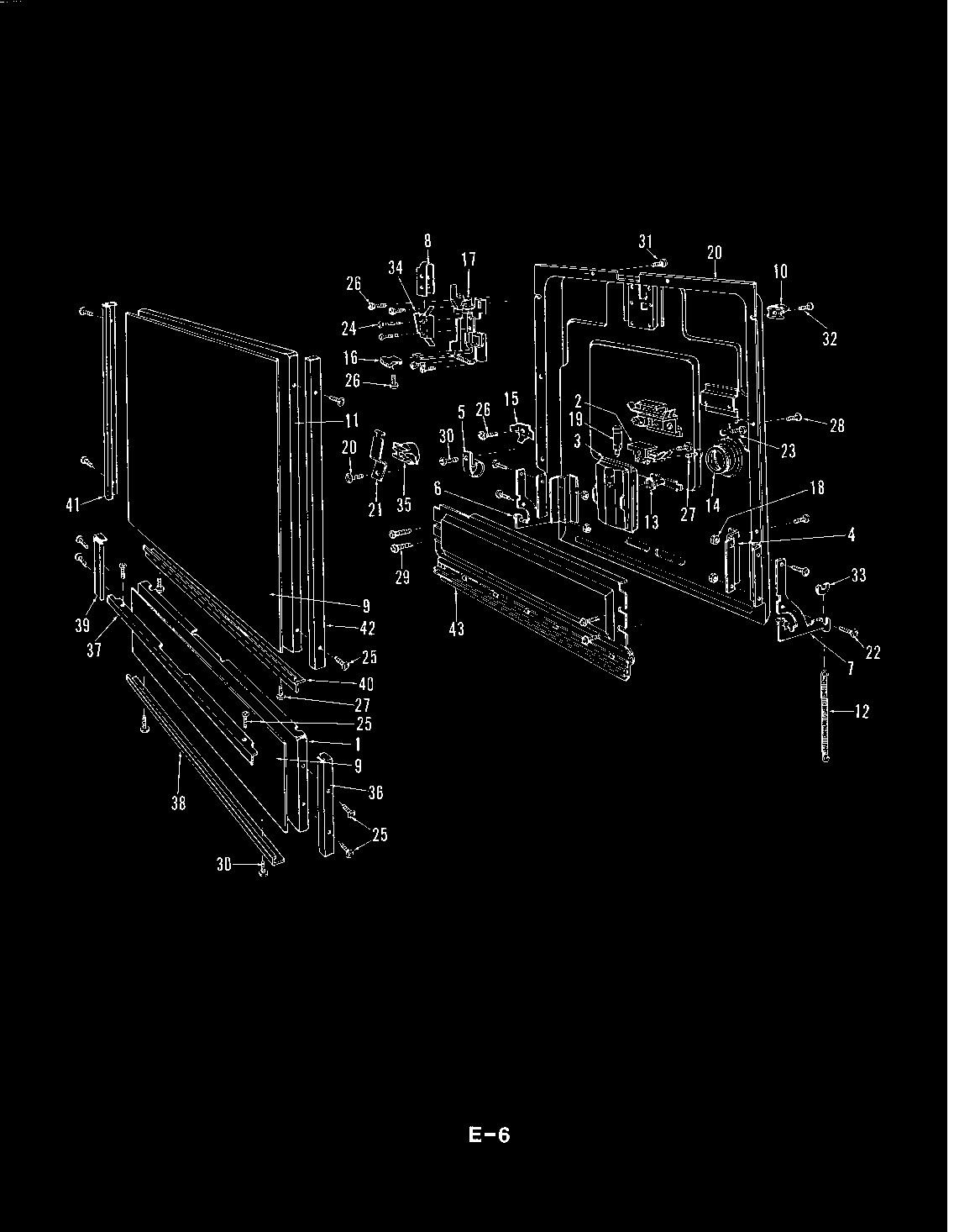 Door parts (du24d6a) (du24d6a)