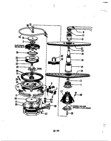 Motor & pump (du24d6a) (du24d6a)