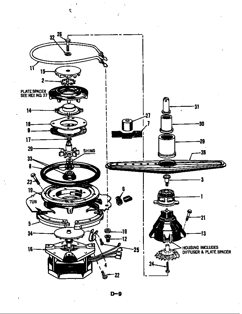 MOTOR & PUMP (DU24D2A) (DU24D2A)