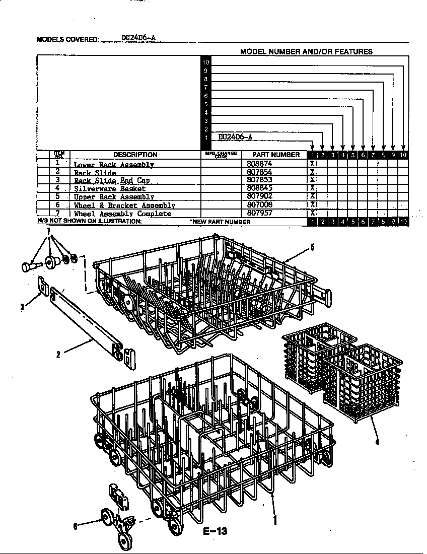 RACKS (DU24D6A) (DU24D6A)