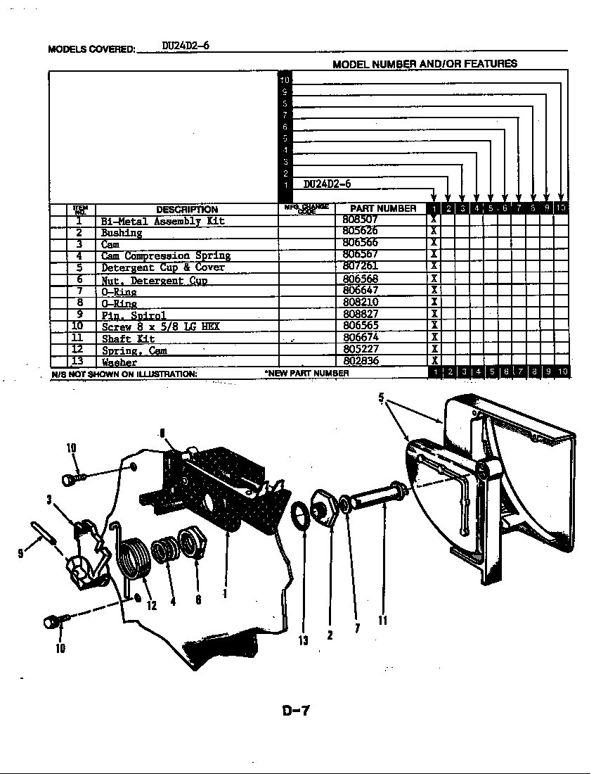 DETERGENT CUP (DU24D2A) (DU24D2A)