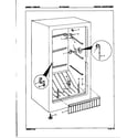 Maytag DF17BCLWHT/8V040 freezer compartment diagram