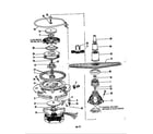Maytag DU18D4-A1 motor & pump diagram