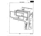 Maytag DU150W-2D/9U50A door diagram