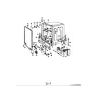 Admiral DM45A tub diagram