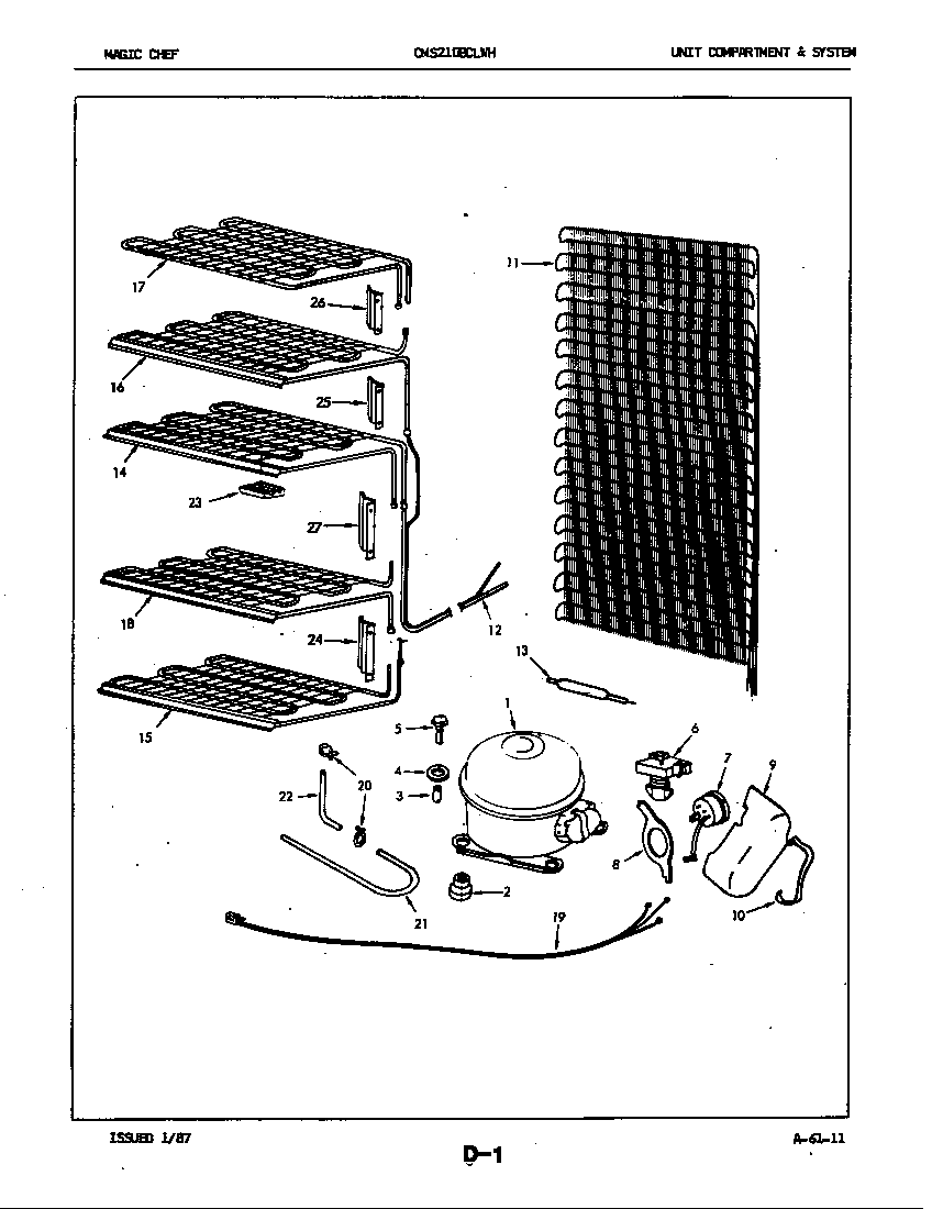 Unit compartment & system