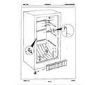 Maytag CMS210ACLWH freezer compartment diagram