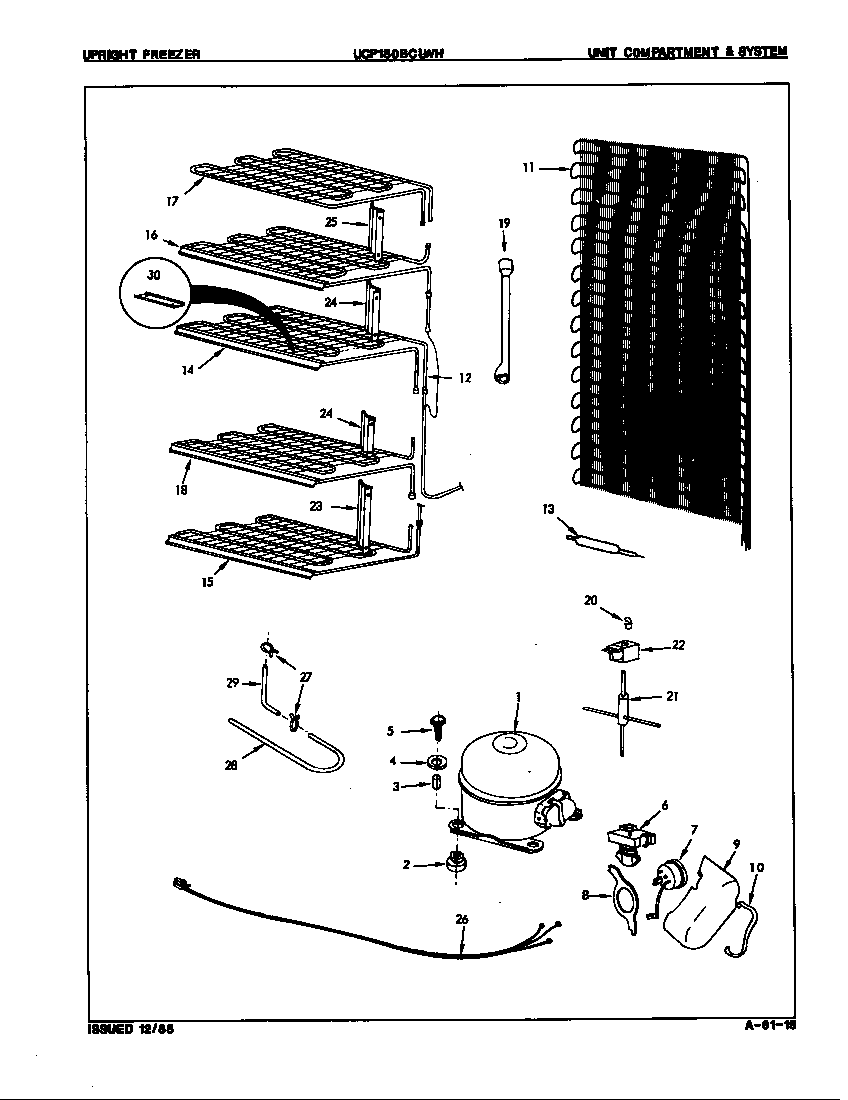 Unit compartment & system
