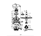 Maytag DU18H4 motor & pump diagram