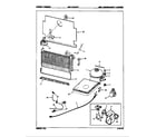 Maytag DNF17BCLWHT/8V011 unit compartment & system diagram
